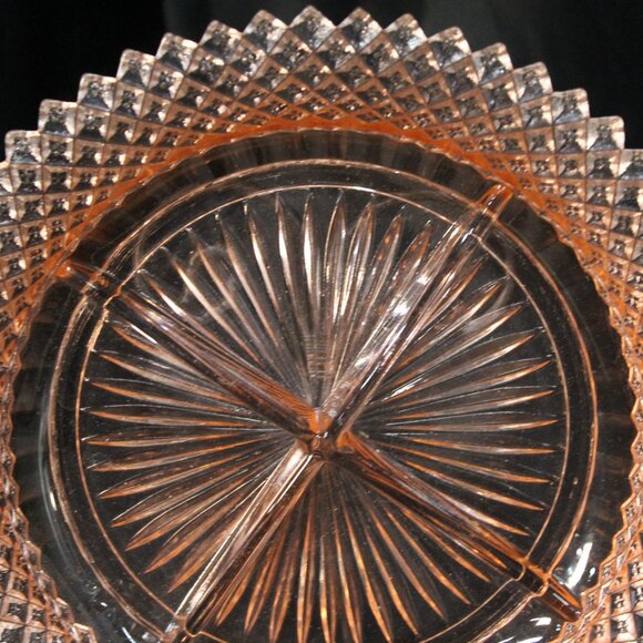 Vintage Anchor Hocking “Miss America” Depression Glass Tray - Picture 3 of 12
